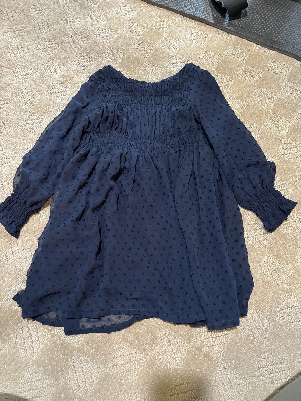 Girls mayoral navy dress size 6